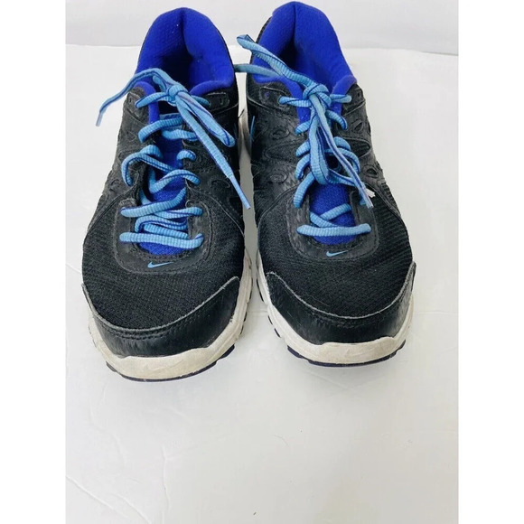 Nike Womens Revolution 2 Running Training Shoe  554902-023 SZ 7.5 Black Purple - Picture 3 of 10